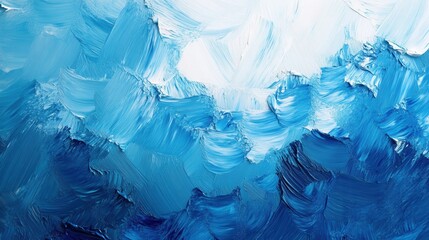 Fototapeta premium hand-painted oil paint brush stroke abstract background, vivid yellow, teal, and coral color palette, textured canvas effect, contemporary art style