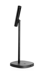 One microphone on white background. Professional audio equipment