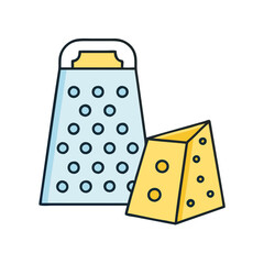 Cheese grater kitchen tool cooking utensil food preparation ingredient dairy product cheddar swiss