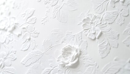 Delicate embossed floral pattern