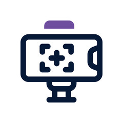 selfie duotone icon. Sleek and modern vector icon for websites, mobile apps, marketing materials, and corporate design. Fully scalable and ready to use.