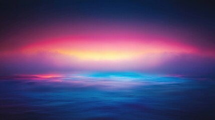 Obraz premium A Digital Artistic Sunset