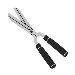 Vector illustration of pruner. Can be used in advertising materials, website banners, educational resources, brochures, and infographics related to horticulture and outdoor activities. Gardening tool