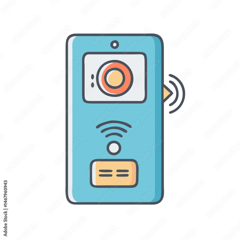 Poster smart home device wireless technology automation iot camera security system communication control pa