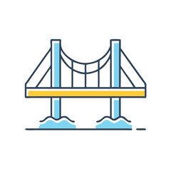 Bridge architecture construction design engineering landmark river structure travel urban view