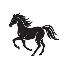 arabian horse Vector Art illustration