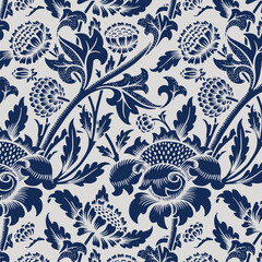 vintage floral pattern background