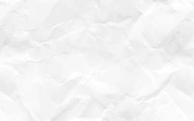 White paper wrinkled texture abstract background. wallpaper, webpage, copy space for text.