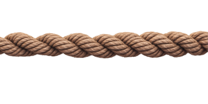 Thick braided rope texture brown nautical theme