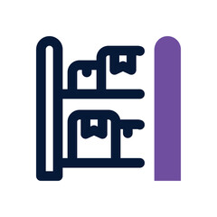 storage duotone icon. Sleek and modern vector icon for websites, mobile apps, marketing materials, and corporate design. Fully scalable and ready to use.
