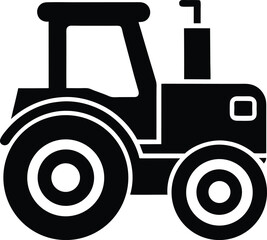 Tractor Farming Icon Vector Illustration