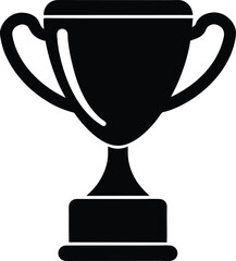 Trophy Cup Win Icon Vector Illustration