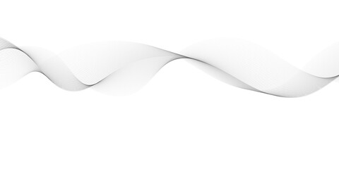 Wave business curve lines on transparent background. Abstract wavy ocean line and future technology, business, voice, sound, music, poster, banner background.	