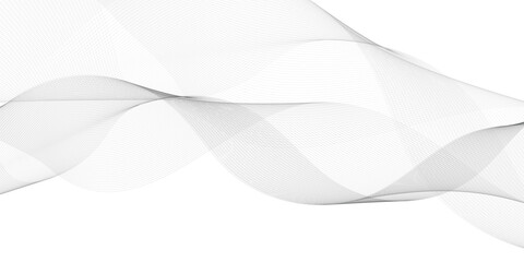 Wave business curve lines on transparent background. Abstract wavy ocean line and future technology, business, voice, sound, music, poster, banner background.	
