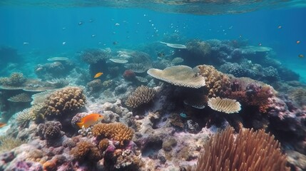 Vibrant coral reef teeming with life (1)