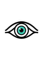 vision icon, eye vector, sign, symbol, logo, illustration, editable stroke, flat design style isolated on white. view, look, opinion, glance, peek, glimpse, dekko, eyebeam, eyewink