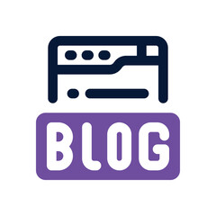 blogging duotone icon. Sleek and modern vector icon for websites, mobile apps, marketing materials, and corporate design. Fully scalable and ready to use.