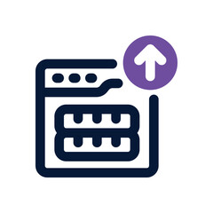 income duotone icon. Sleek and modern vector icon for websites, mobile apps, marketing materials, and corporate design. Fully scalable and ready to use.