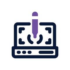 editing duotone icon. Sleek and modern vector icon for websites, mobile apps, marketing materials, and corporate design. Fully scalable and ready to use.