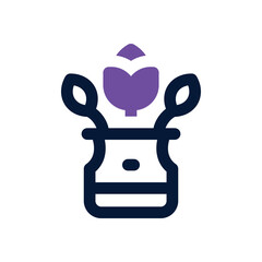 vase duotone icon. Sleek and modern vector icon for websites, mobile apps, marketing materials, and corporate design. Fully scalable and ready to use.