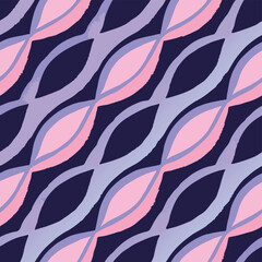 mid mod ogee repeat pattern vector illustration design