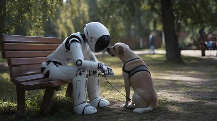 Robot dog walker