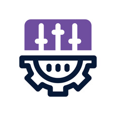 adjustment duotone icon. Sleek and modern vector icon for websites, mobile apps, marketing materials, and corporate design. Fully scalable and ready to use.