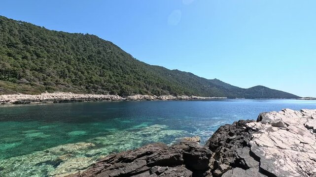 Scenic Coastline Views of Mljet Island, Croatia &ndash; Adriatic Paradise