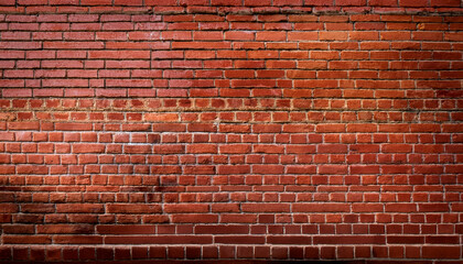 Naklejka premium red brick wall background with visible textures and patterns perfect for creative projects or adding a nostalgic and timeless touch to any space