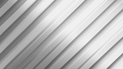 Obraz premium Silver Abstract Diagonal Metal Stripes.