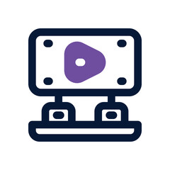 post production duotone icon. Sleek and modern vector icon for websites, mobile apps, marketing materials, and corporate design. Fully scalable and ready to use.