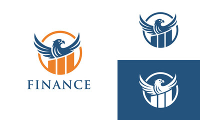 Eagle vector design elements for finance business logo templates