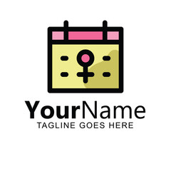 Women's Health Awareness Calendar. A Logo Design