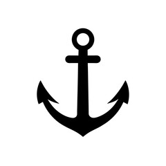 anchor icon on white background  .svg