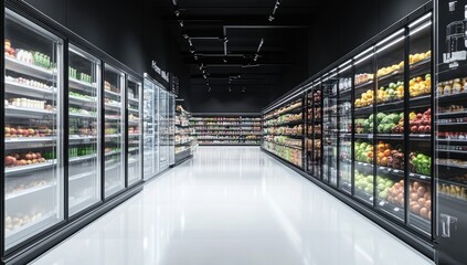 Modern Grocery Store Interior (1)