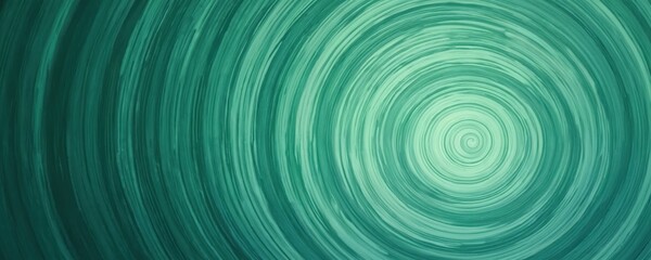 Abstract green spiral illustration with lines. Dynamic design swirl of water in motion or digital art wallpaper background, vortex concept, energy flow. Suitable for modern tech, eco-themes.