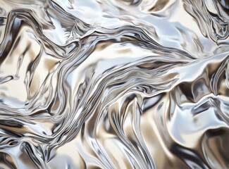 Abstract Liquid Metal Texture