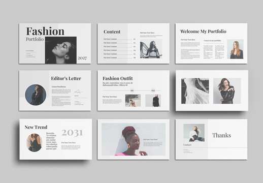 Fashion Portfolio Presentation Design