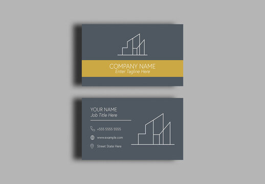 Modern Architecture Business Card Template