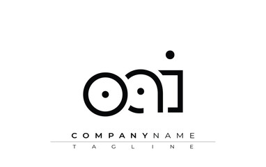 OAI abstract letter design. Modern Business Logo Design With Abstract Typography and Contemporary Style © drawfastpro