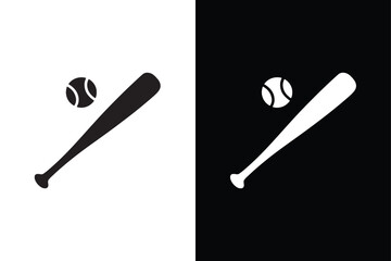 Baseball icon vector on White Background ,Vector Art Illustration on white background.