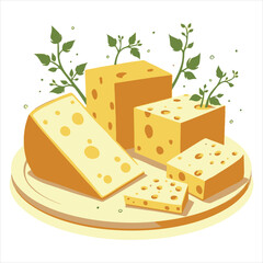 Cheese  A mouthwatering slice of cheese  Cheese from Switzerland