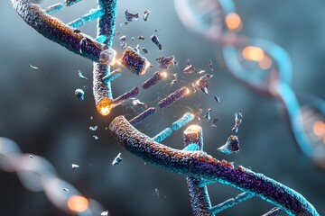 DNA mutations, DNA destruction, DNA damage, dna recovery, genetic mutations	