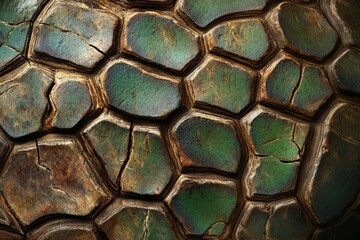 Textured surface resembling ancient stone with intricate patterns and rich, earthy colors showcases nature's artistry