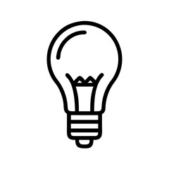 Icon of a Light Bulb