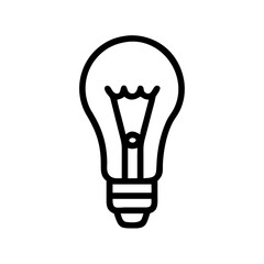 Icon of a Light Bulb