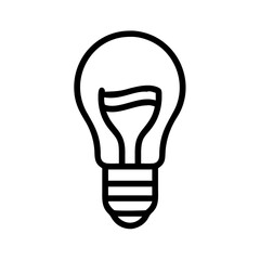 Icon of a Light Bulb