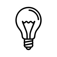 Icon of a Light Bulb