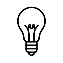 Icon of a Light Bulb