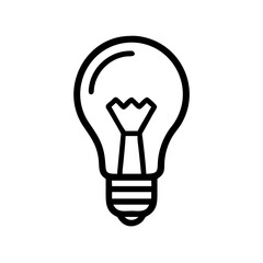 Icon of a Light Bulb
